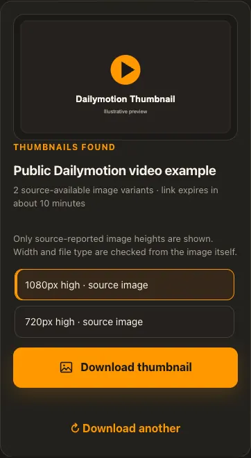 Beispielansicht von Schritt 2 für Dailymotion