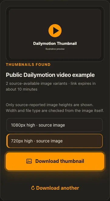Beispielansicht von Schritt 3 für Dailymotion