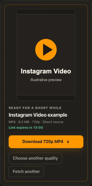 Beispielansicht von Schritt 3 für Instagram