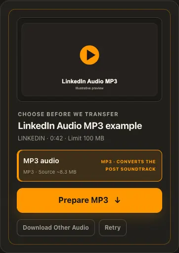 Illustrative LinkedIn screen for step 2
