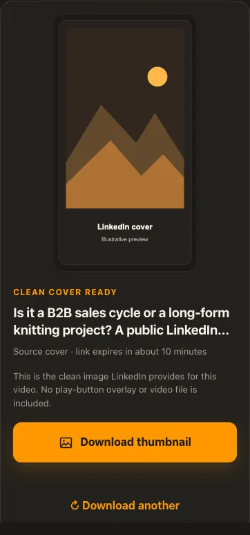 Illustrative LinkedIn screen for step 2