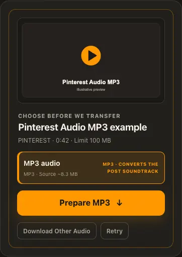 Illustrative Pinterest screen for step 2
