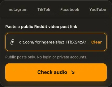 Illustrative Reddit screen for step 1
