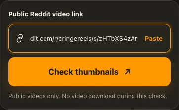 Illustrative Reddit screen for step 1