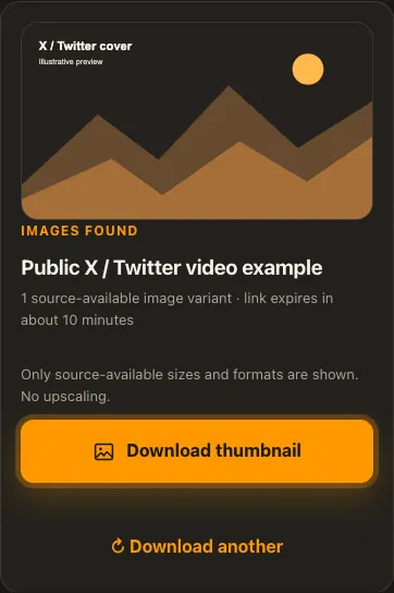 Illustrative X / Twitter screen for step 3